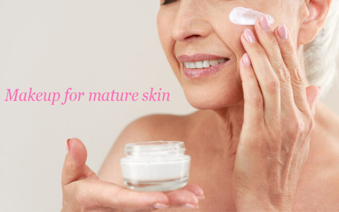 Makeup for mature skin