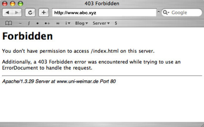 What is the 403 Forbidden Error and How to Fix it? – Belgeard.com