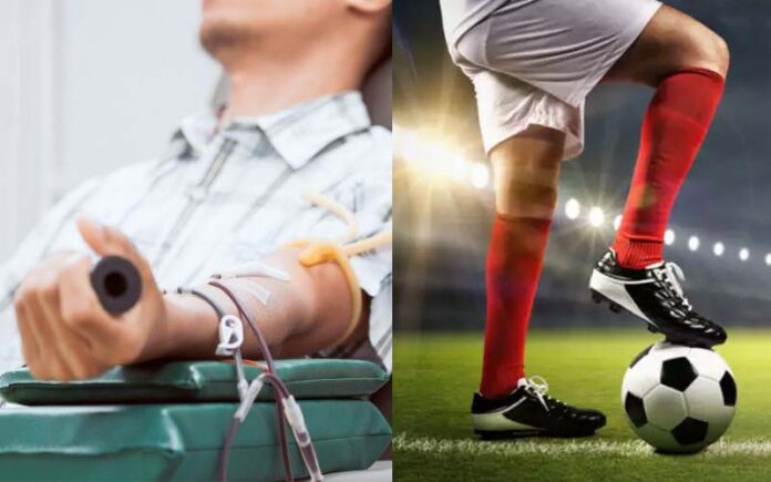 Can I Play Football After Donating Blood?