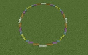 Make a circle in Minecraft