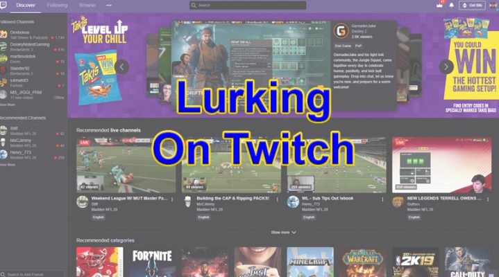 Lurking On Twitch